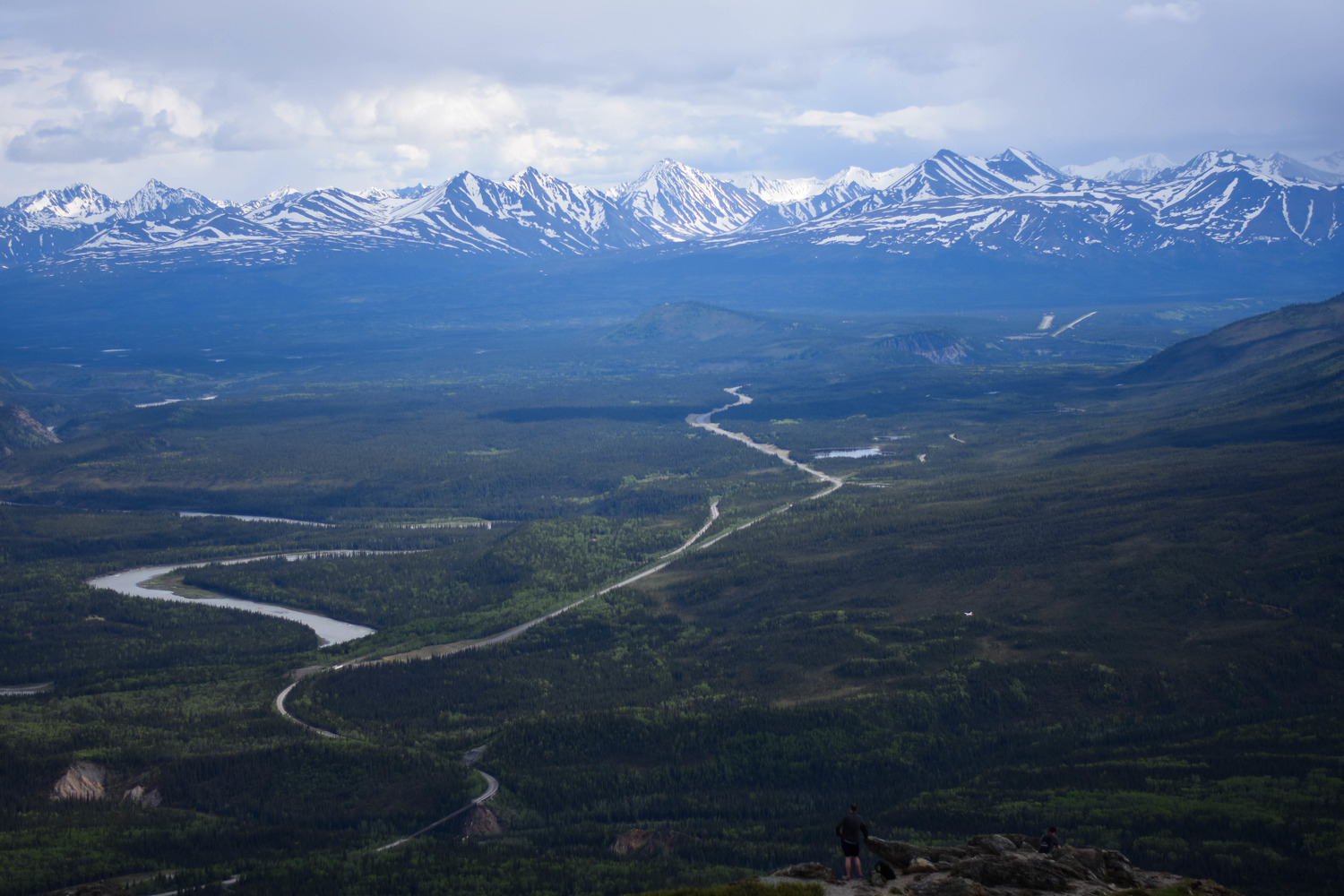 A mountainous landscape at Denali National Park.